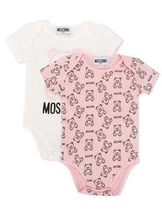 Moschino Kids комплект из двух боди с логотипом