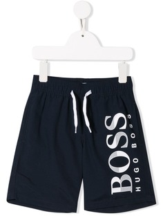 BOSS Kidswear плавки-шорты с логотипом