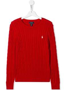 Ralph Lauren Kids джемпер фактурной вязки