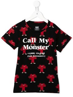 Little Eleven Paris Call My Monster print T-shirt