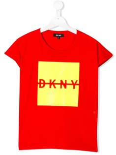Dkny Kids футболка с логотипом