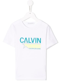 Calvin Klein Kids футболка с логотипом