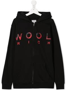 Woolrich Kids худи на молнии с логотипом