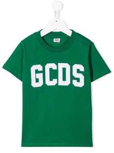 Gcds Kids футболка свободного кроя с логотипом