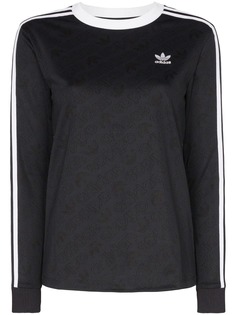 adidas футболка с длинными рукавами и логотипом