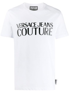 Versace Jeans Couture футболка с контрастным логотипом