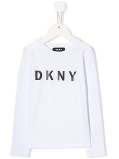 Dkny Kids футболка с логотипом