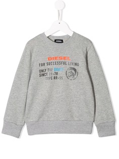 Diesel Kids толстовка с логотипом