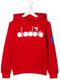 Diadora Junior свитер с капюшоном и логотипом