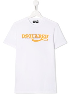 Dsquared2 Kids футболка с контрастным логотипом
