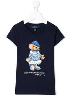Ralph Lauren Kids футболка Polo Bear с принтом