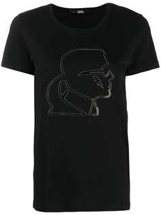 Karl Lagerfeld футболка Karl с принтом