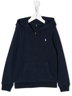 Ralph Lauren Kids худи на молнии с логотипом