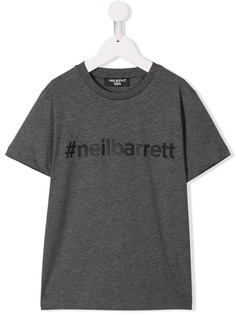 Neil Barrett Kids футболка с логотипом