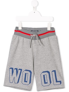 Woolrich Kids шорты с кулиской и логотипом