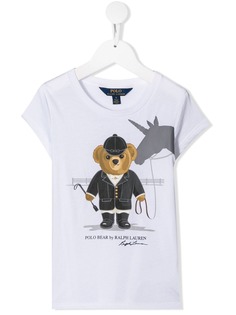 Ralph Lauren Kids футболка с принтом