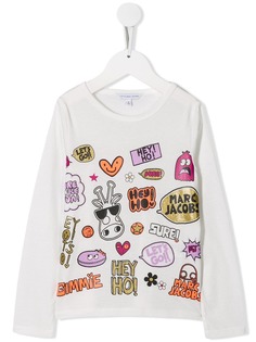 Little Marc Jacobs толстовка с графичным принтом
