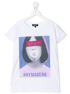 Dkny Kids футболка с фотопринтом