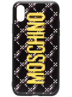 Moschino чехол для iPhone XS с логотипом