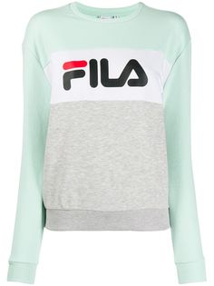 Fila толстовка в стиле колор-блок с логотипом
