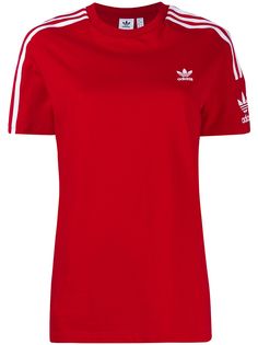 adidas футболка с полосками на рукавах