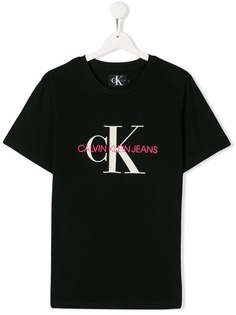Calvin Klein Kids футболка с логотипом