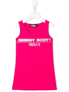 Jeremy Scott Junior топ с принтом логотипа