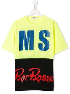 Msgm Kids футболка с логотипом