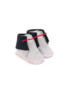 Cesare Paciotti 4Us Kids пинетки с контрастным шнурком