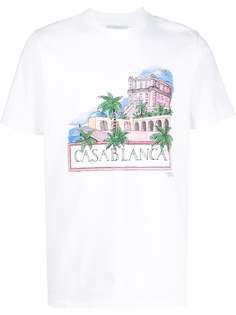 Casablanca футболка с логотипом