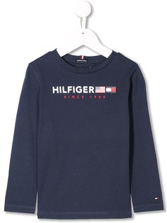 Tommy Hilfiger Junior топ с логотипом