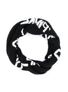 Pinko Kids трикотажный шарф с логотипом