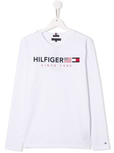 Tommy Hilfiger Junior футболка с длинными рукавами и логотипом