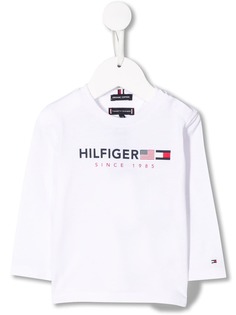 Tommy Hilfiger Junior топ с логотипом