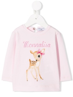 Monnalisa топ с логотипом