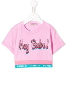 Pinko Kids футболка Hey Babe