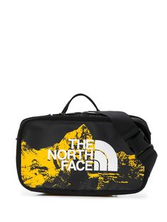 The North Face поясная сумка с нашивками и логотипом