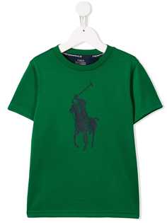 Ralph Lauren Kids футболка с вышитым логотипом