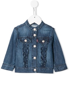 Levis Kids джинсовая куртка с оборками