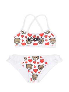 Moschino Kids бикини с логотипом