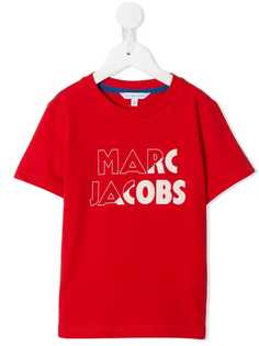 Little Marc Jacobs двухцветная футболка с логотипом