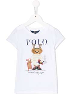 Ralph Lauren Kids футболка с принтом