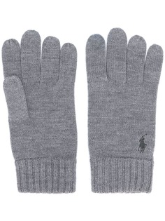 Polo Ralph Lauren перчатки с вышитым логотипом