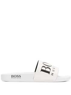 Boss Hugo Boss шлепанцы с логотипом