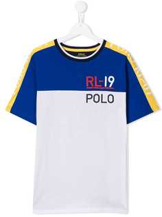 Ralph Lauren Kids футболка в стиле колор-блок