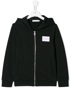 Calvin Klein Kids толстовка с капюшоном и нашивкой-логотипом