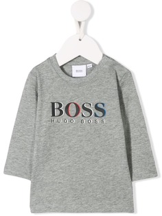 Boss Kids топ с логотипом