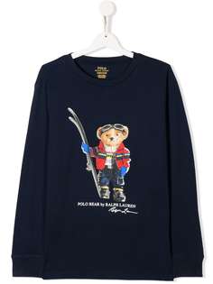 Ralph Lauren Kids толстовка с принтом Polo Bear