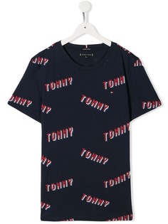 Tommy Hilfiger Junior футболка с принтом Tommy