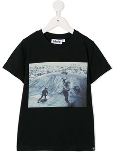 Molo Kids футболка с принтом скейтбордов